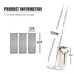 Hand Free Flat Floor Mop And Bucket Set
