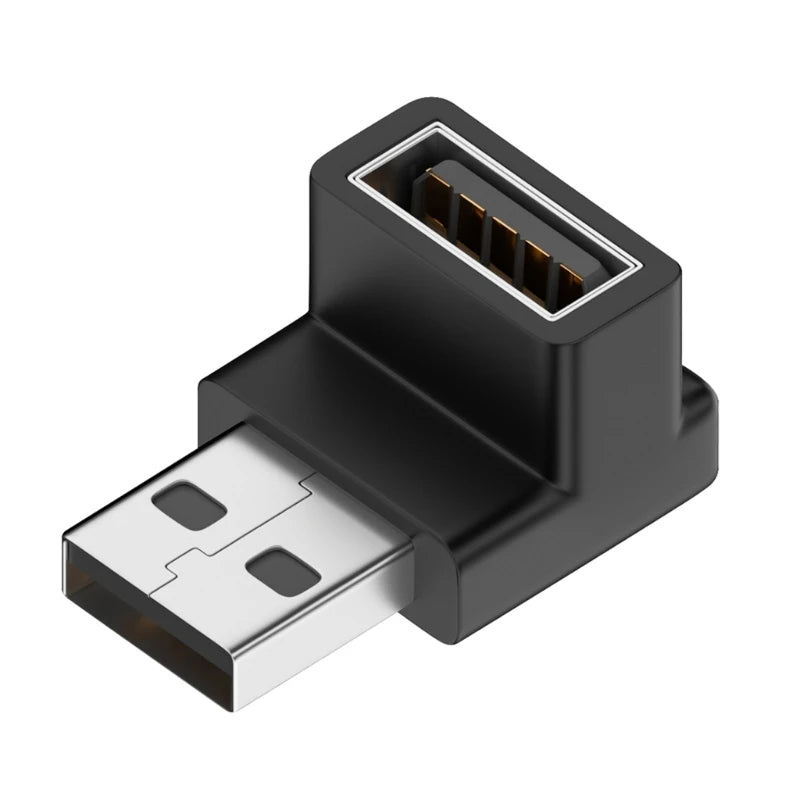 90 Degree USB 3.0 Male to Female Right