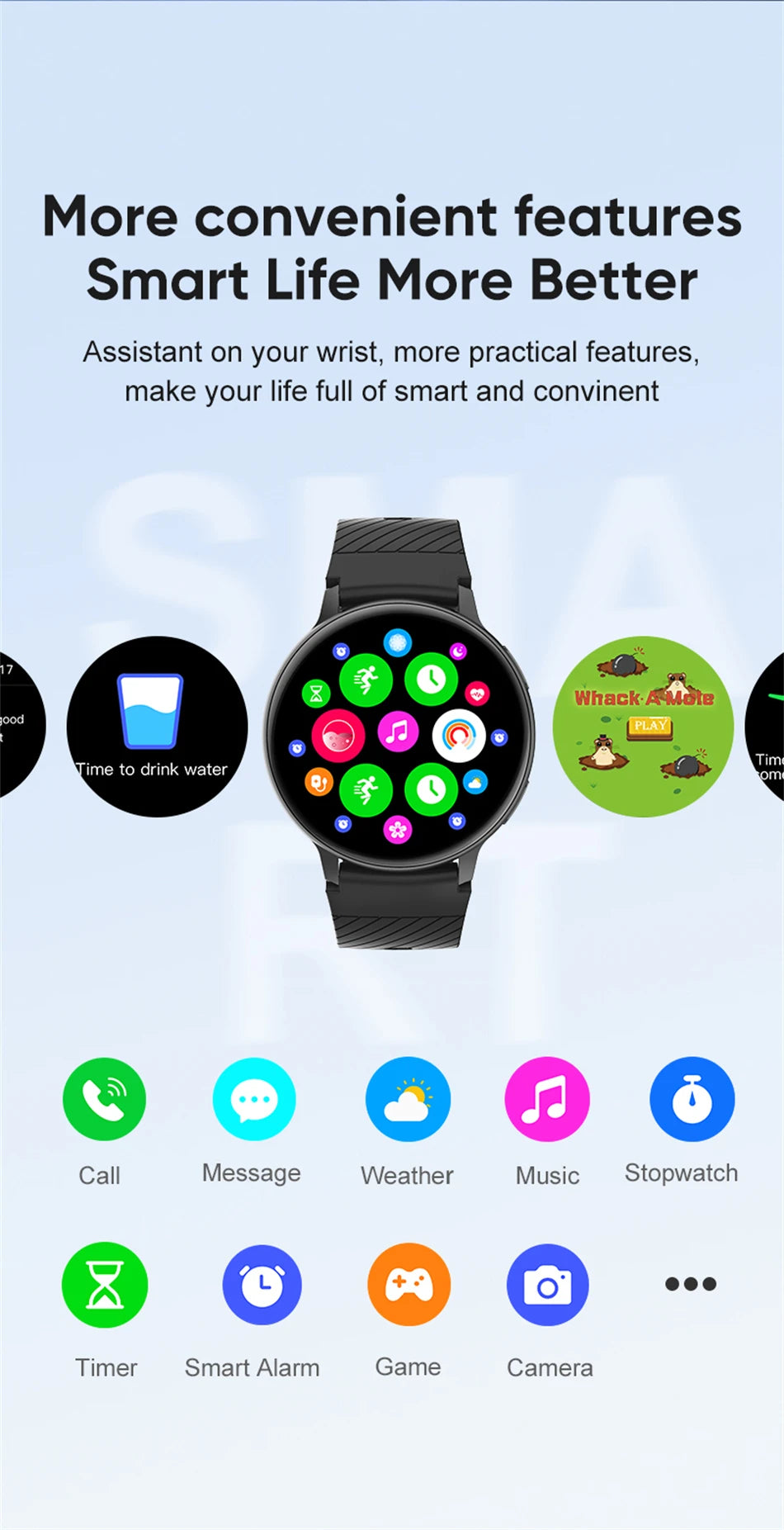 LIGE 2025 Smart Watch Women Bluetooth Call Custom