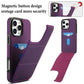 PU+TPU Leather Wallet Magnet Card Holder Phone Case