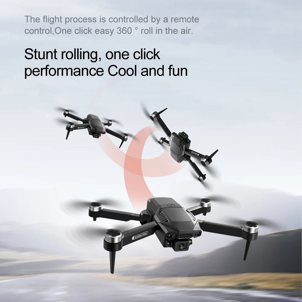 F198 Brushless Drone Optical Flow Positioning Dual Camera