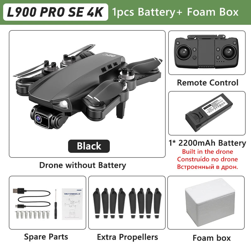 LYZRC L900 PRO GPS Drone 4K Professional HD
