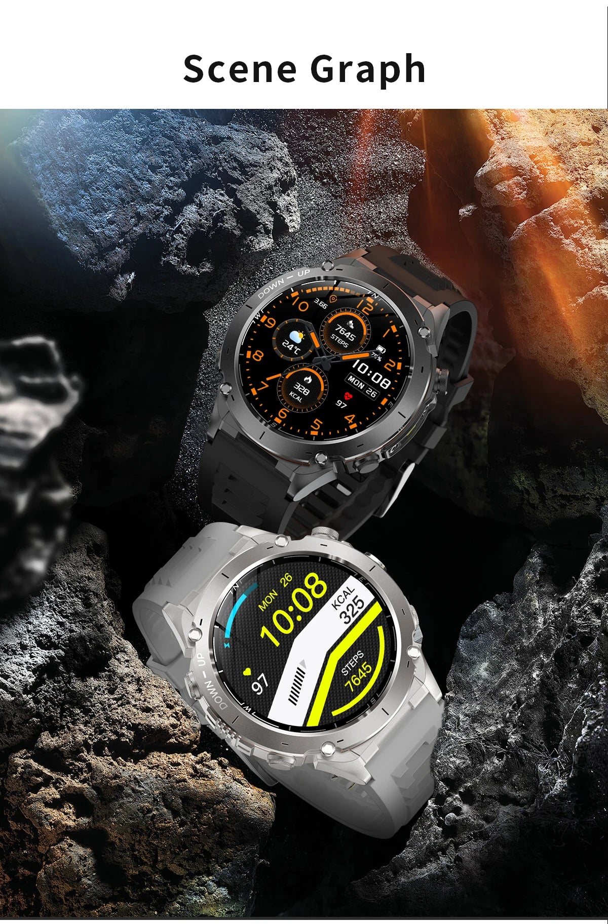 2025 New Smart Watch Men 1000mAh Large Capacity