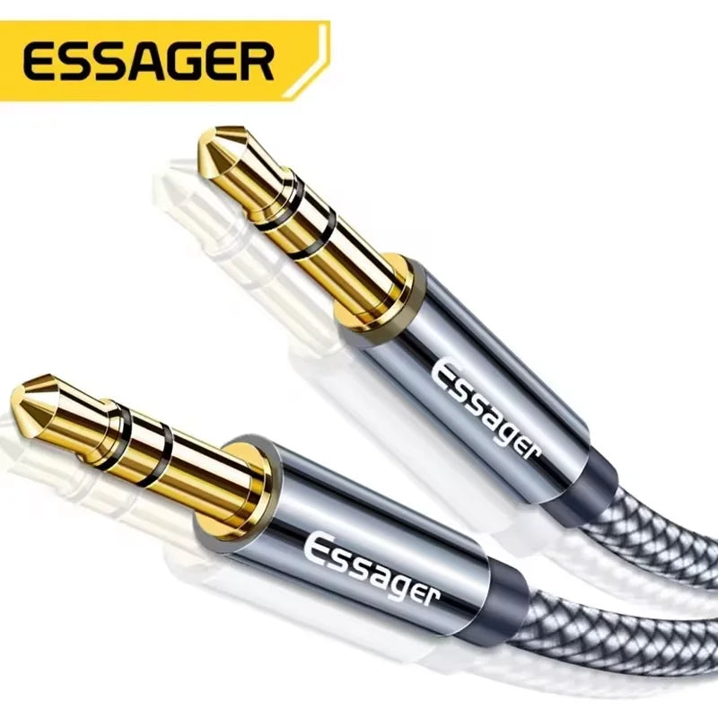 Essager Aux Cable Speaker Wire 3.5mm Jack Audio