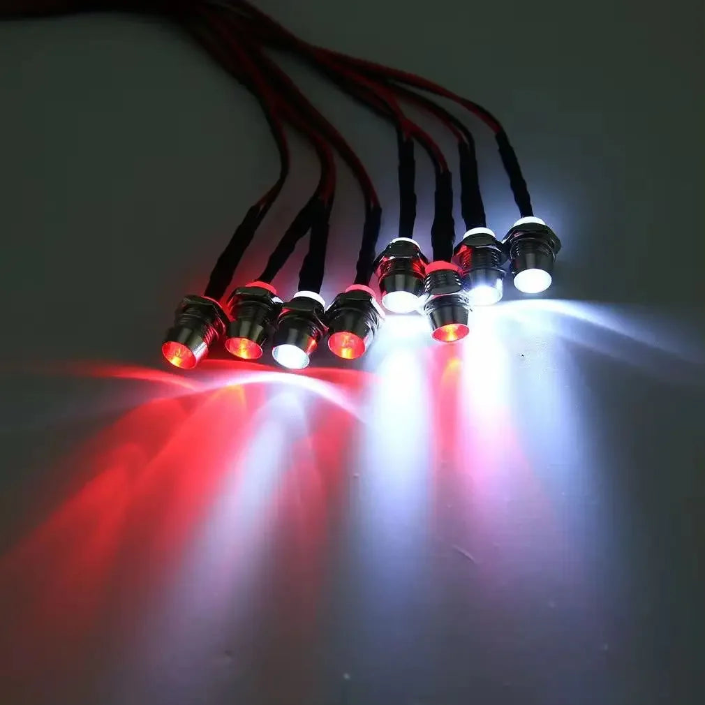 RC LED Light Kit Headlamps for 1/10 1/8