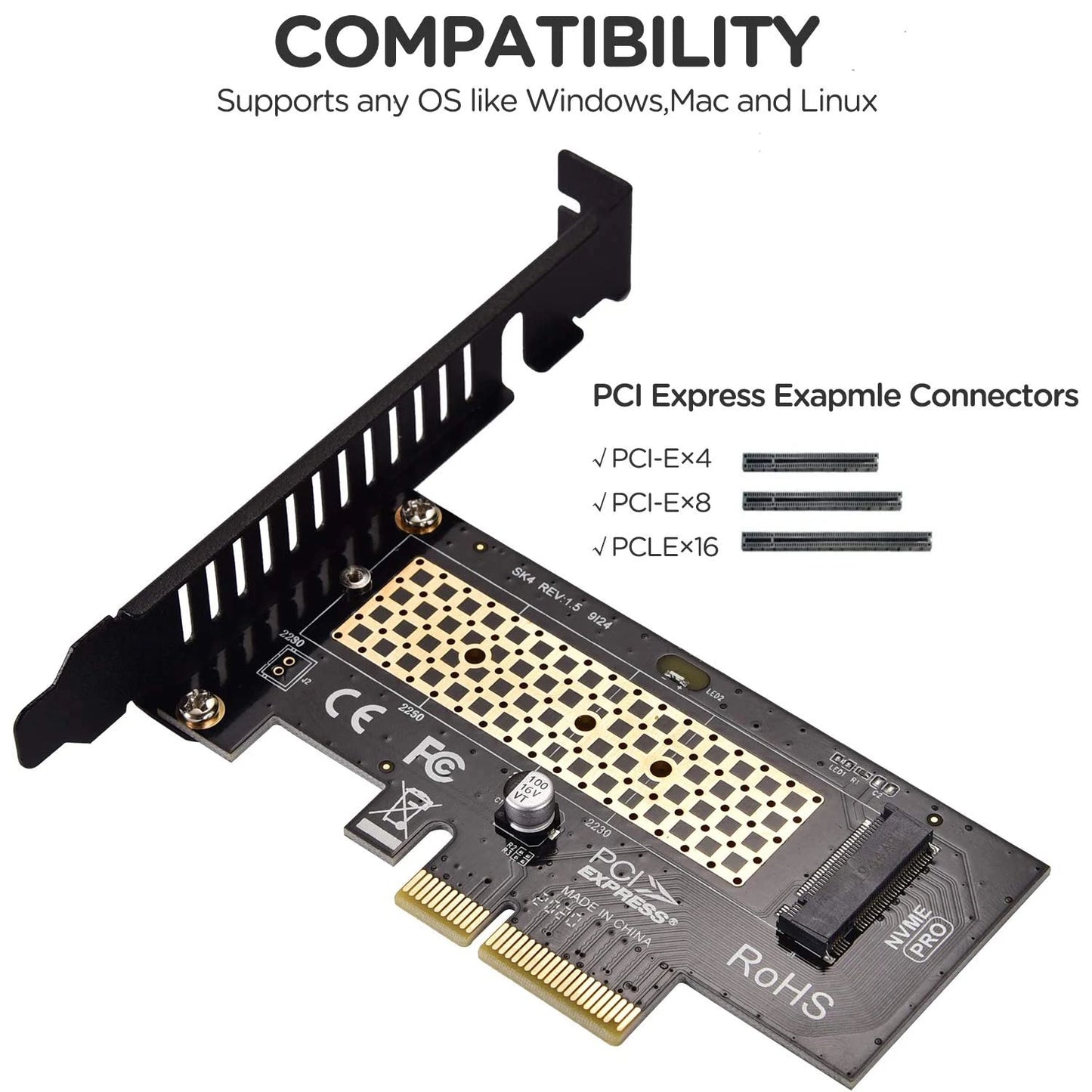 ZoeRax NVME Pro Adapter M.2 NVME Pro SSD