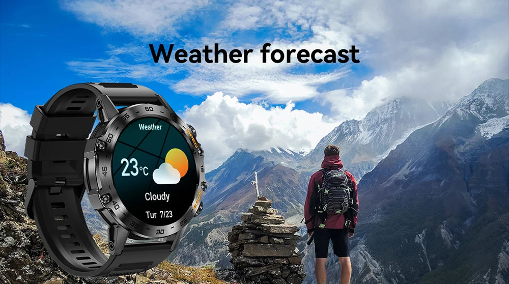 MEVADEN Steel 1.39 Bluetooth Call Smart Watch Men