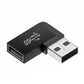 90 Degree USB 3.0 Male to Female Right