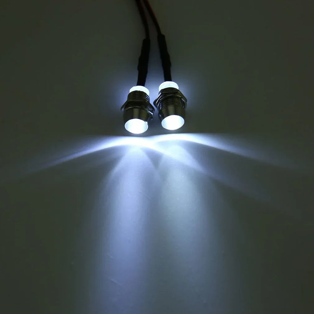 RC LED Light Kit Headlamps for 1/10 1/8