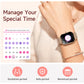 2025 New Smart Watch Women Waterproof Bluetooth Call