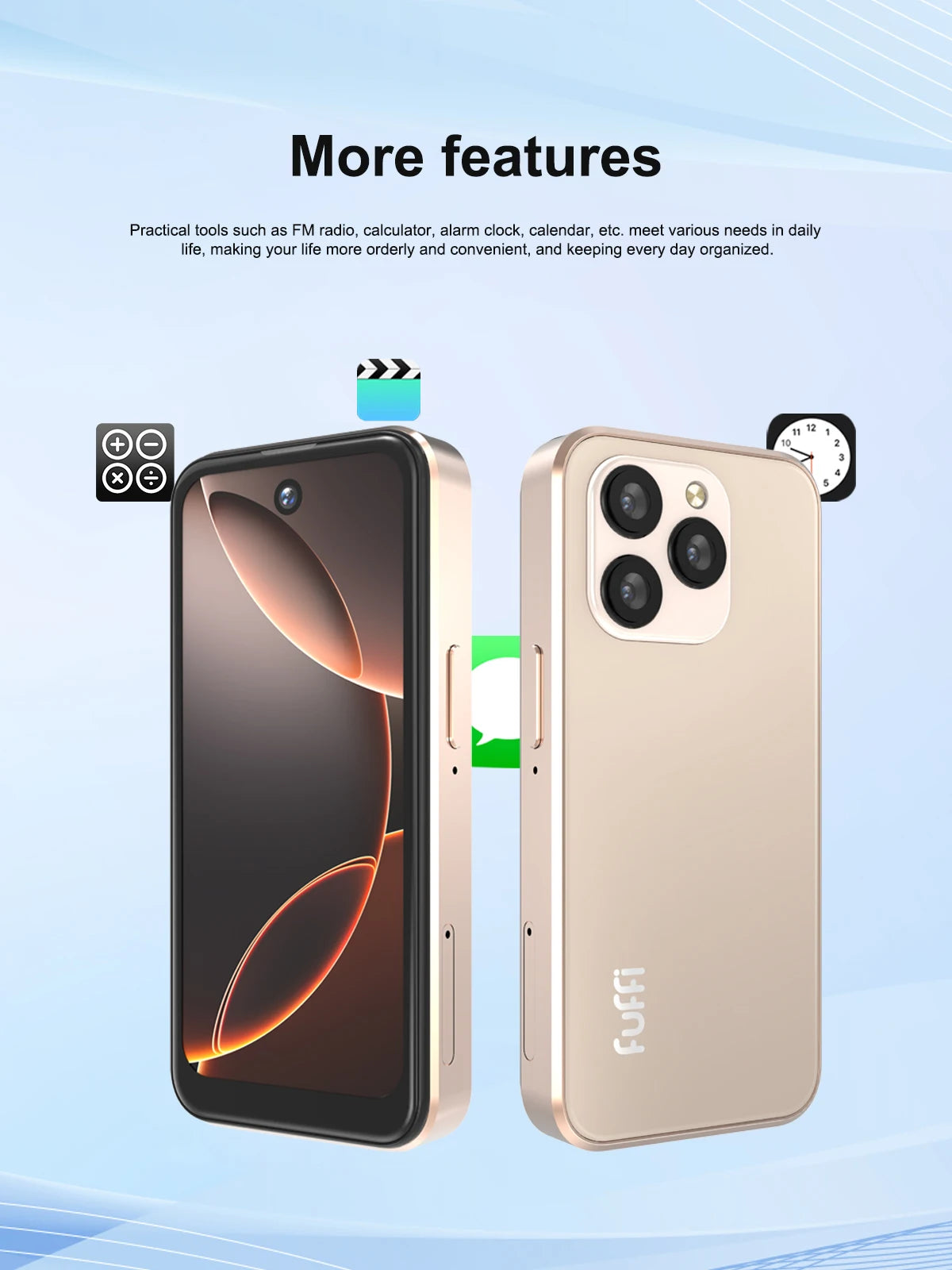 FUFFI-i16 Pro Mini Smartphone,4G Network,3.75 inch,2+16GB ROM,Android 10.0,Mobile