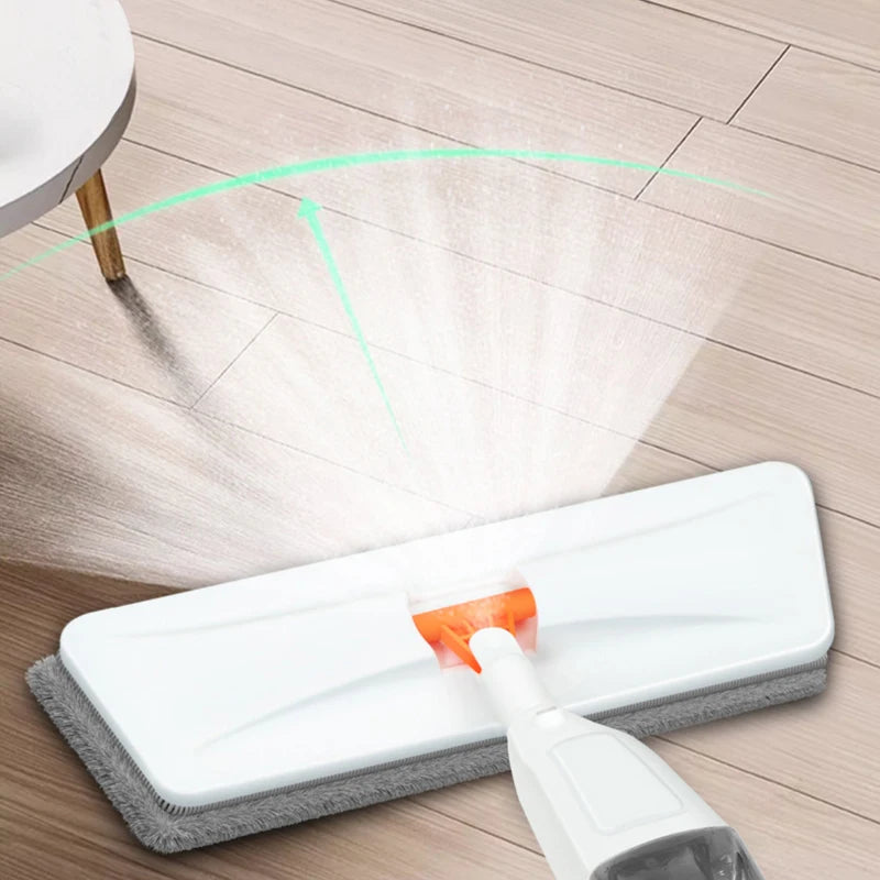 New Large Household Spray Mop With Replaceable Microfiber