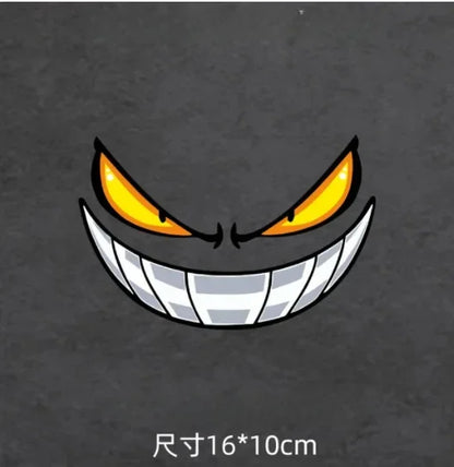 Funny Eye Stickers, Devil Stickers, Reflective and Waterproof