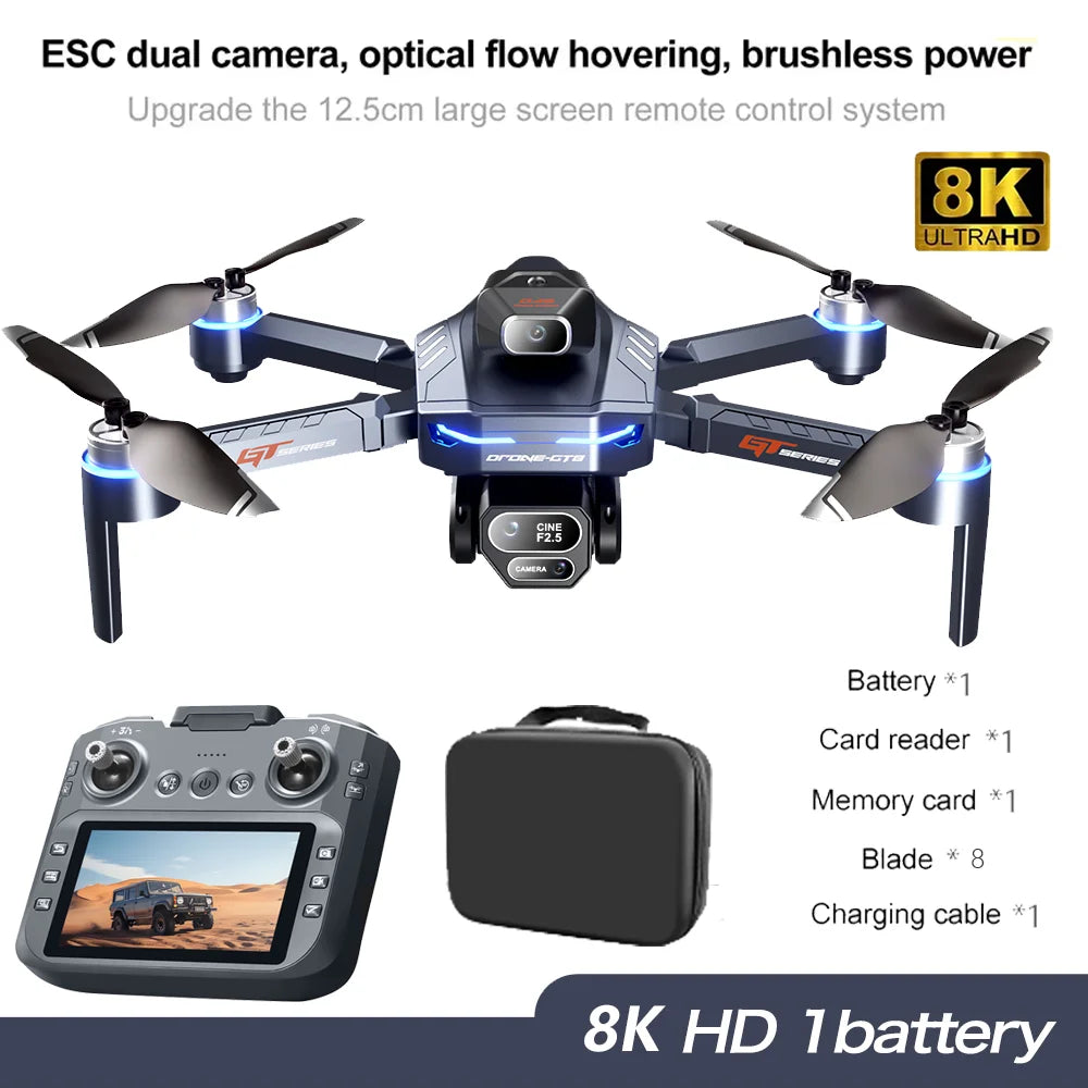 2025 NEW GT8 Rc Drone 8K Profesional HD