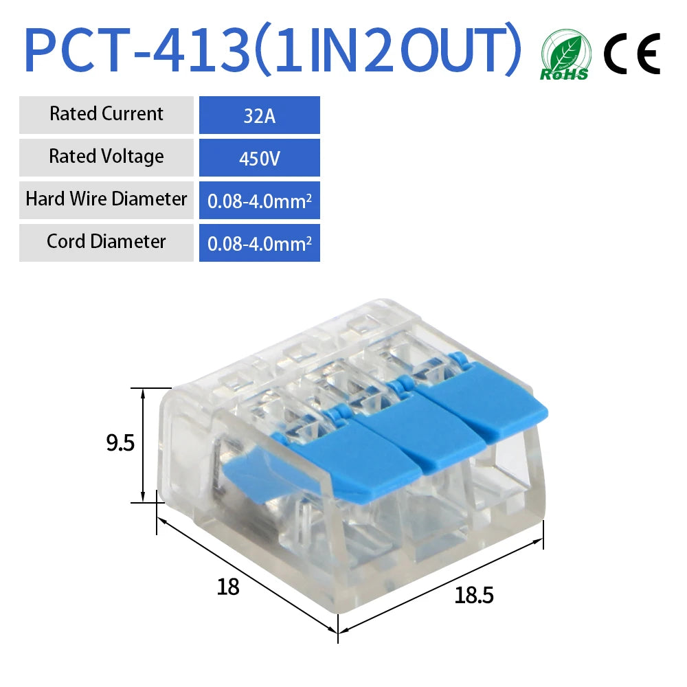 GTRIC Wire Quick Connectors 10PCS 30PCS 2/3/4/5 Ports