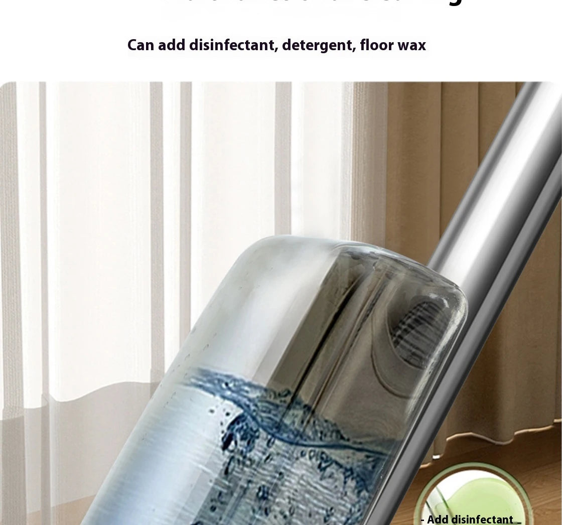 New Large Household Spray Mop With Replaceable Microfiber
