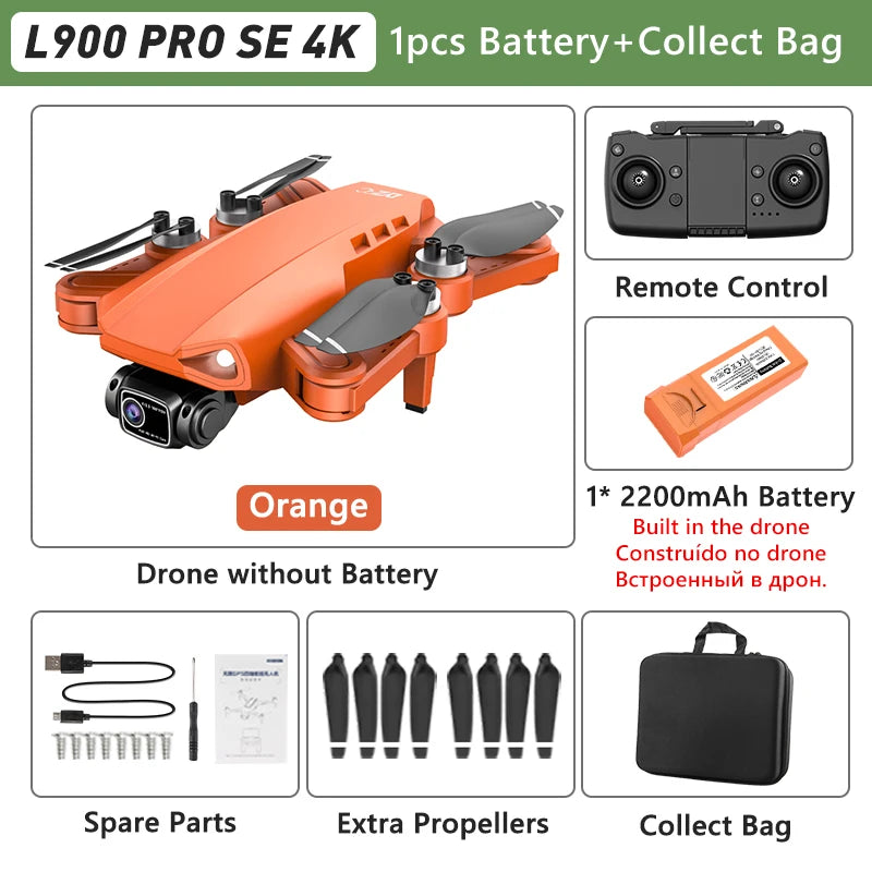 LYZRC L900 PRO GPS Drone 4K Professional HD