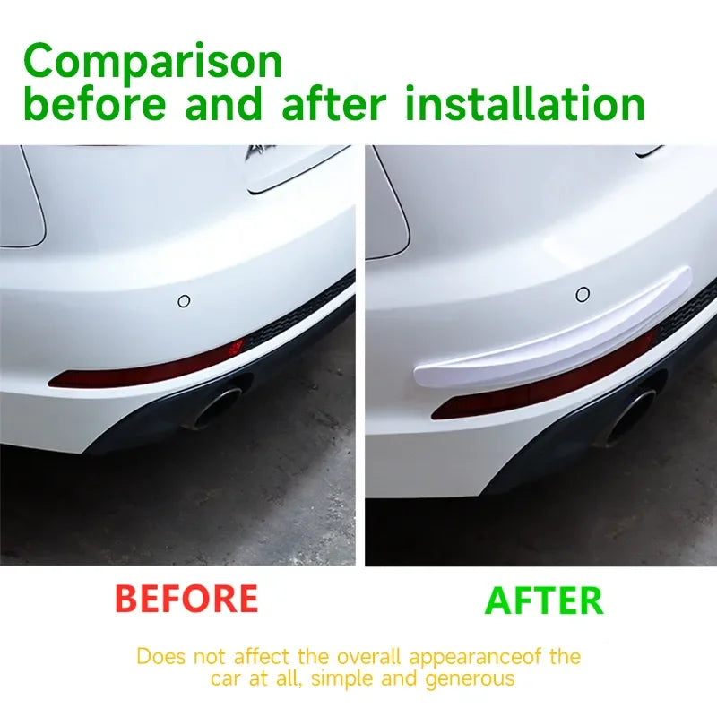 2pcs Car Bumper Protector Strip Guard Corner Protection