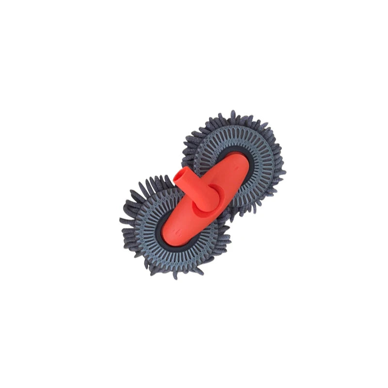 Rotating Three-Section Telescopic Car Wash Mop.Double Head Mop