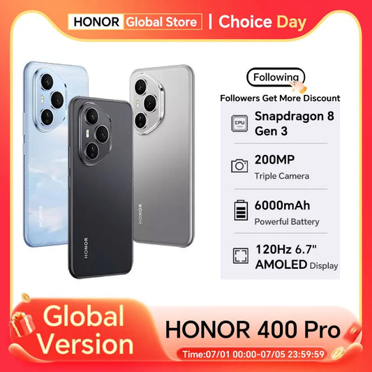 2025 New HONOR 400 Pro Global Version 5G