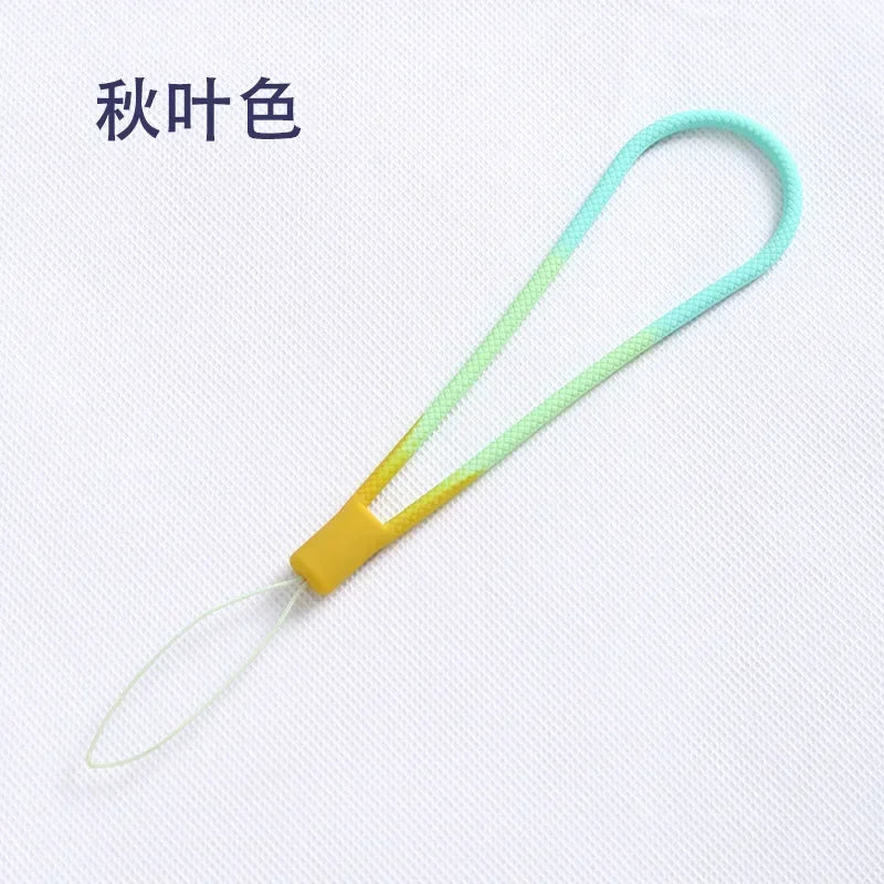 1pc Silicone Wrist Straps Hand Lanyard For Charms