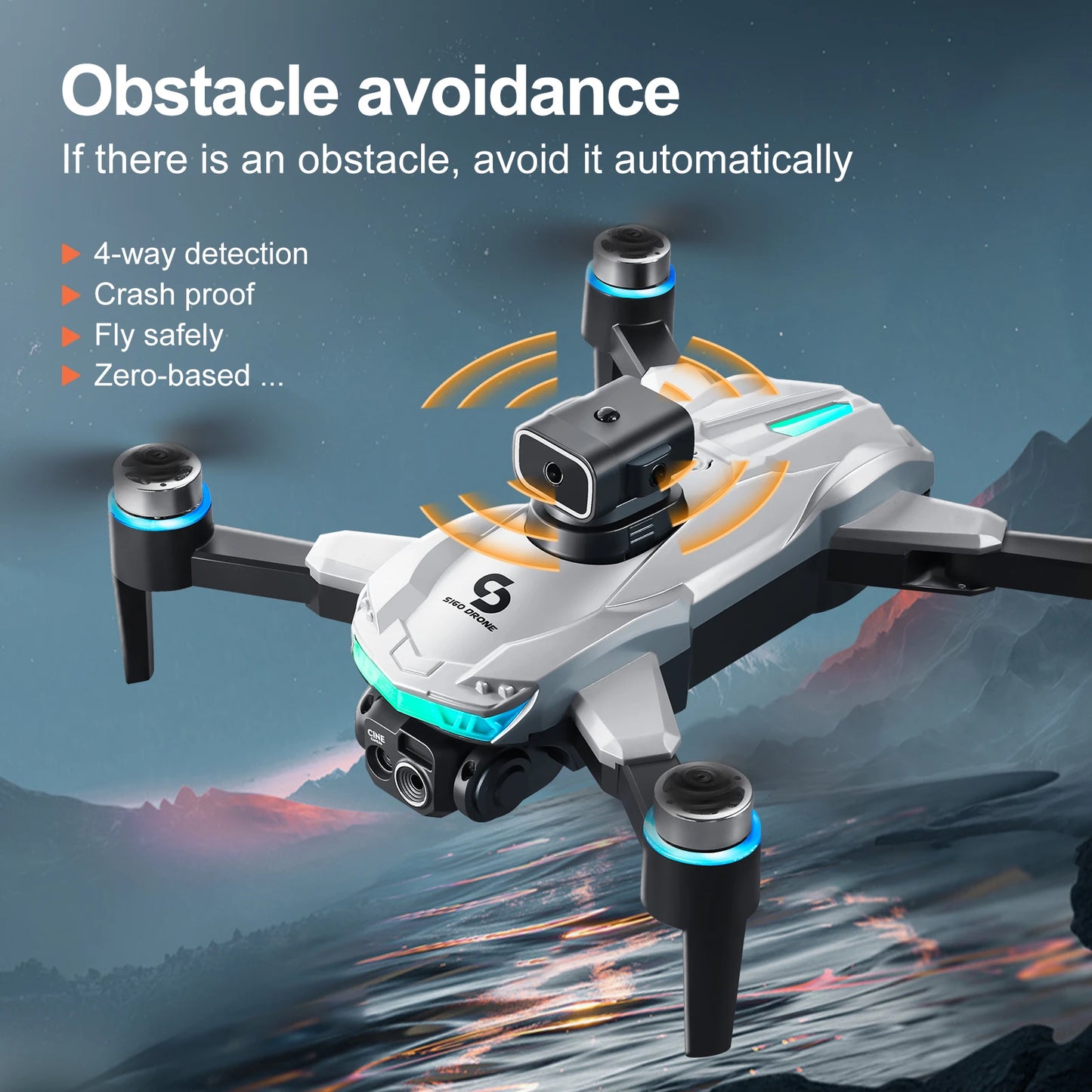 S160 Drone Professional with 8K HD Camera Screen