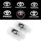 2pcs LED Car door welcome light logo light
