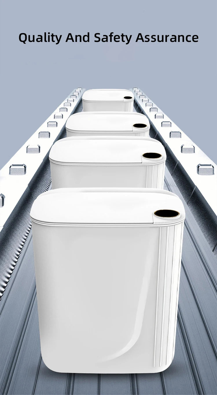 20L Smart Sensor Trash Can With Display Type-C