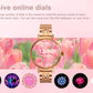 1.04 inch AMOLED Screen Fashion Ladies Smart Watch