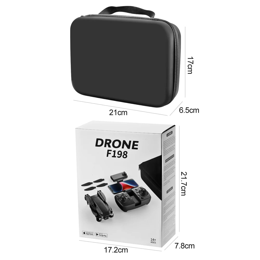 F198 Brushless Drone Optical Flow Positioning Dual Camera