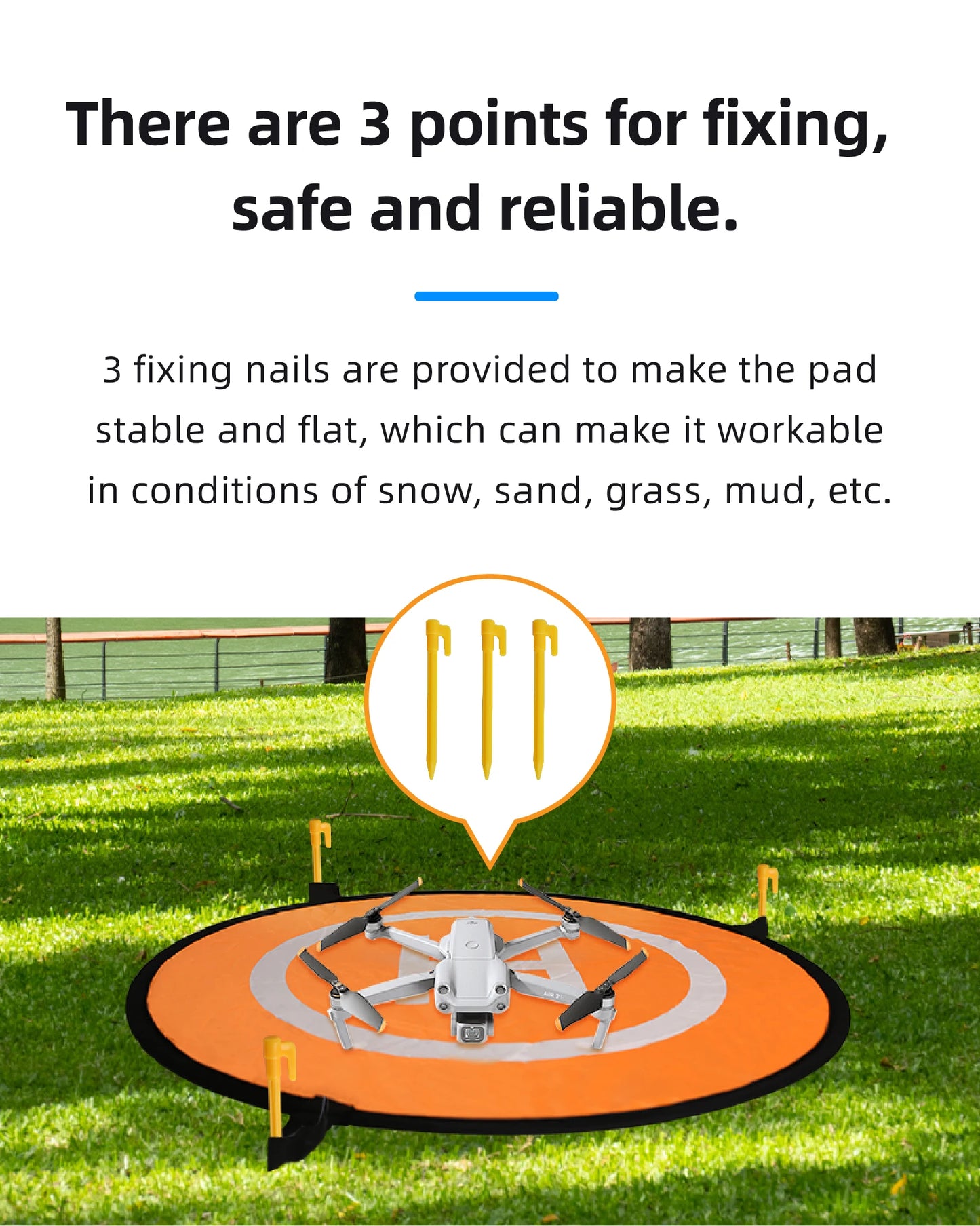 RF06 Drone Quadcopters Accessories Universal 55/75/90/110CM Foldable Landing