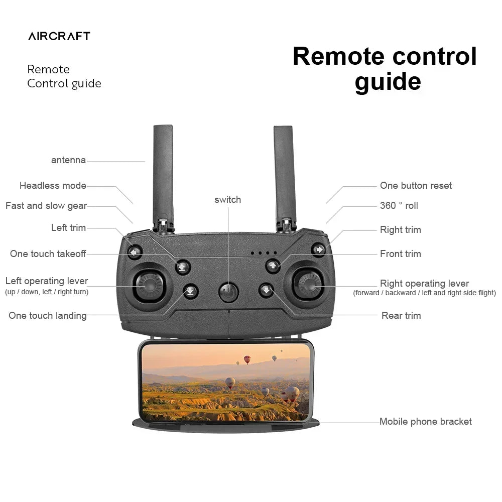 E99pro K3 Foldable Mini Drone - 4K HD