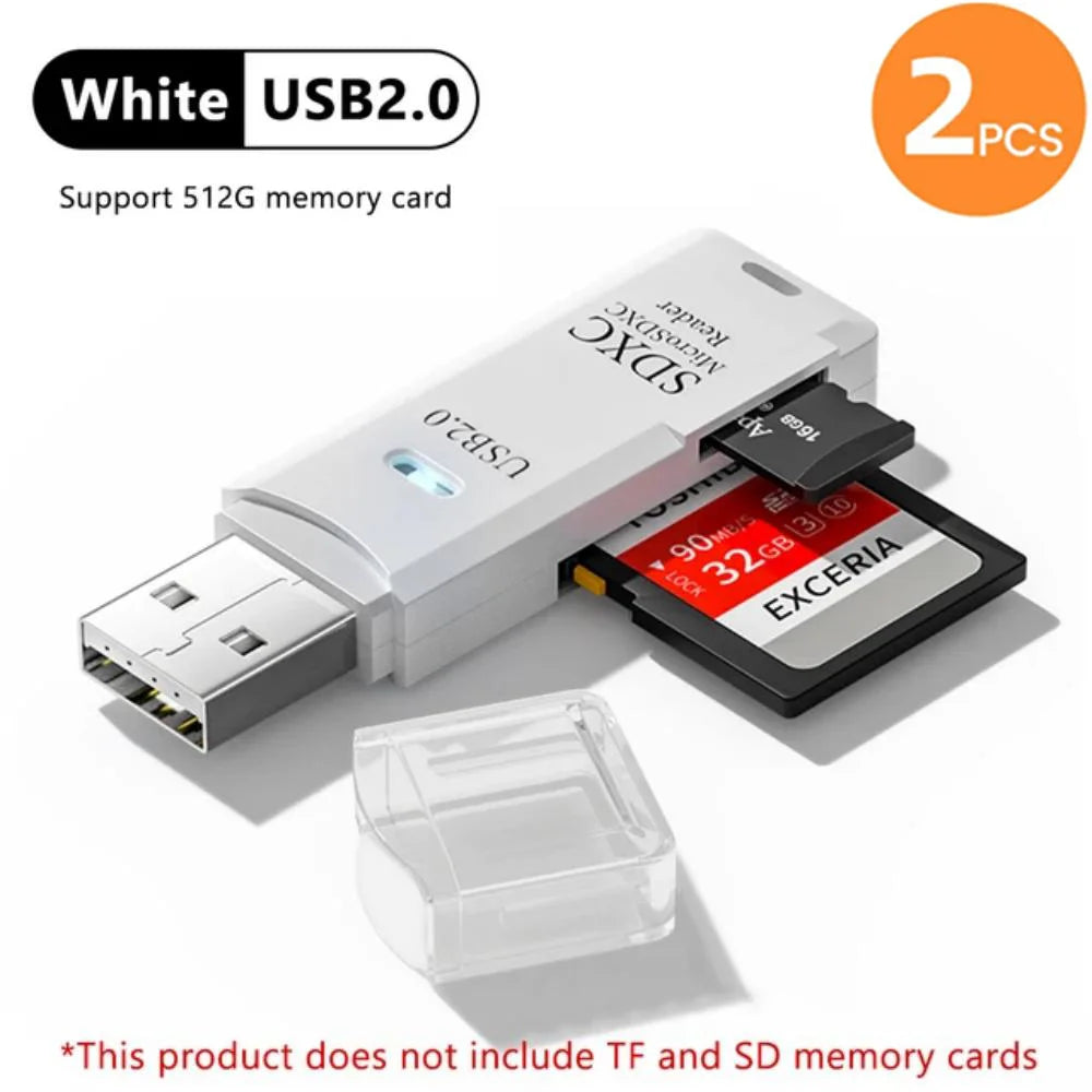 2-in-1 Multi Functional  USB 3.0 Card ReaderMicro