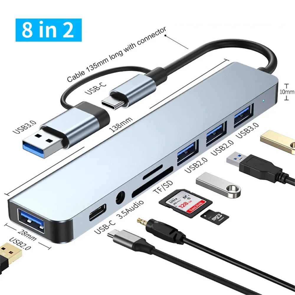 USB 3.0 Type C Adapter Docking Ststion USB
