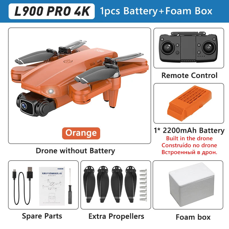 LYZRC L900 PRO GPS Drone 4K Professional HD