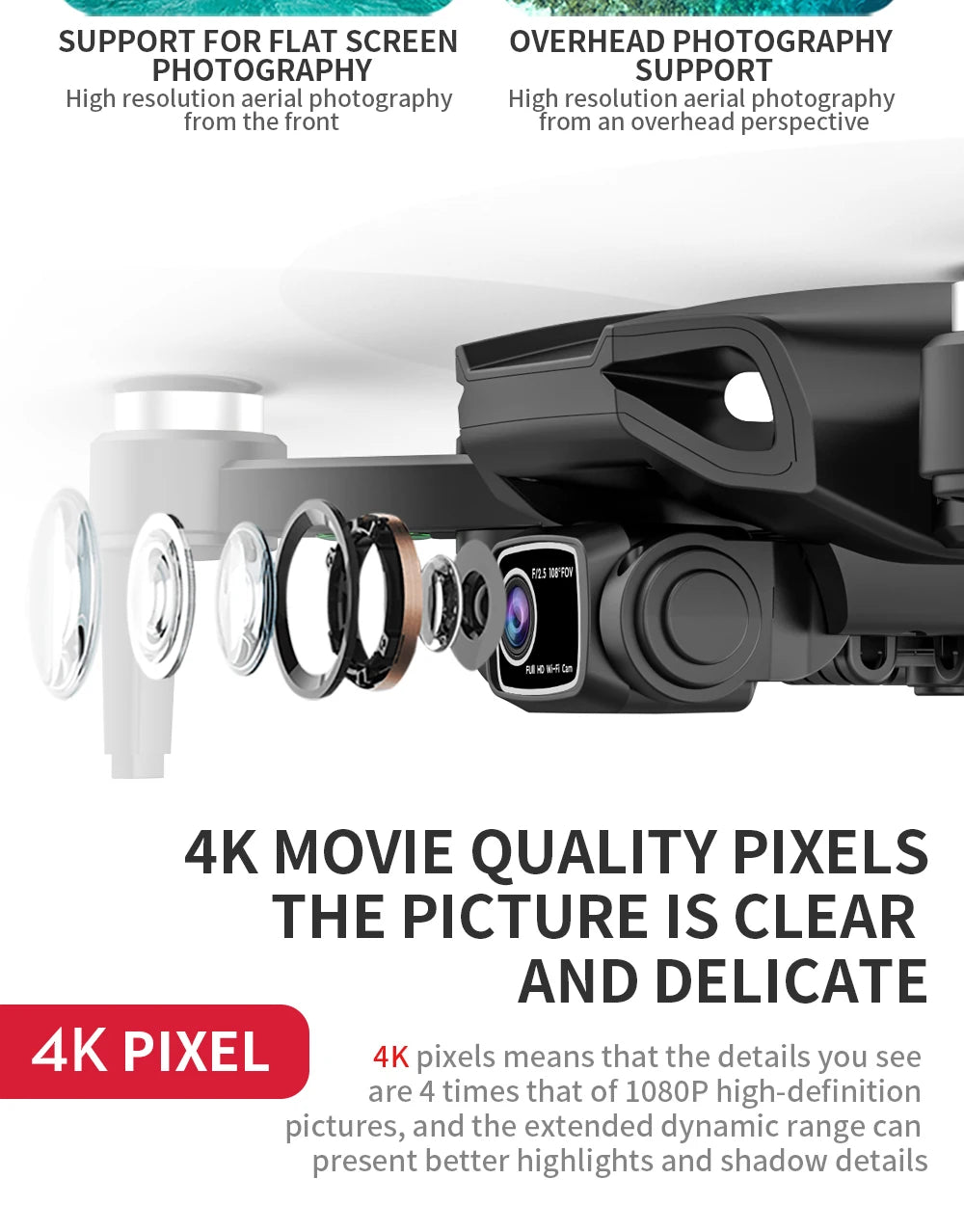 LYZRC L900 PRO SE 4K Professional HD Dual