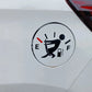 New 1PC Funny Car Stickers High Gas Consumption