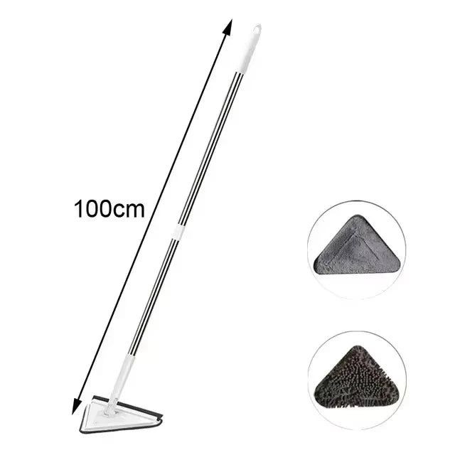 Rotatable Telescopic Triangle Mop 360° Spin Cleaning Mop