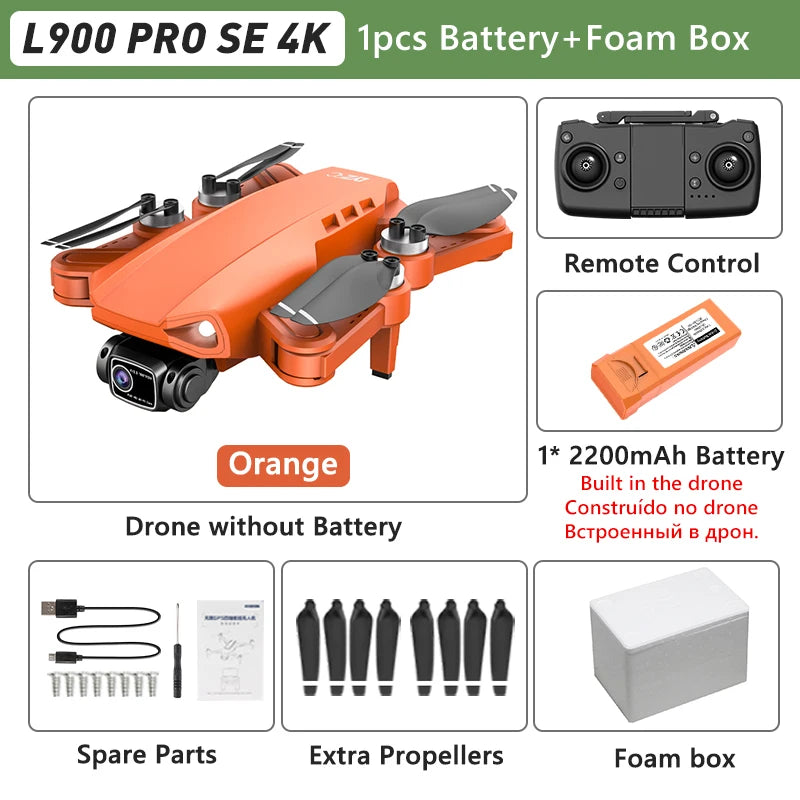 LYZRC L900 PRO GPS Drone 4K Professional HD