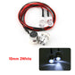 RC LED Light Kit Headlamps for 1/10 1/8