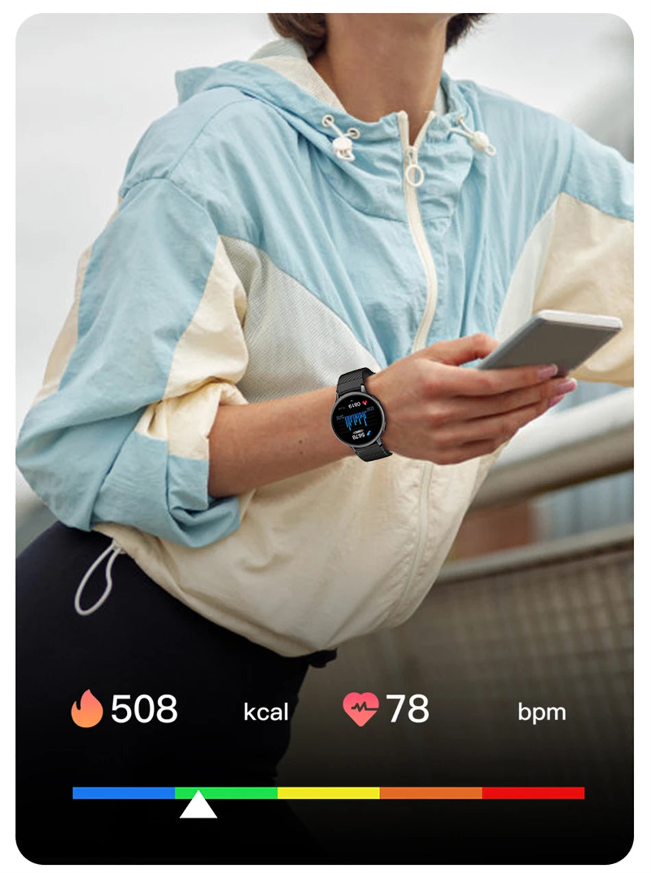 LIGE 2025 Smart Watch Women Bluetooth Call Custom