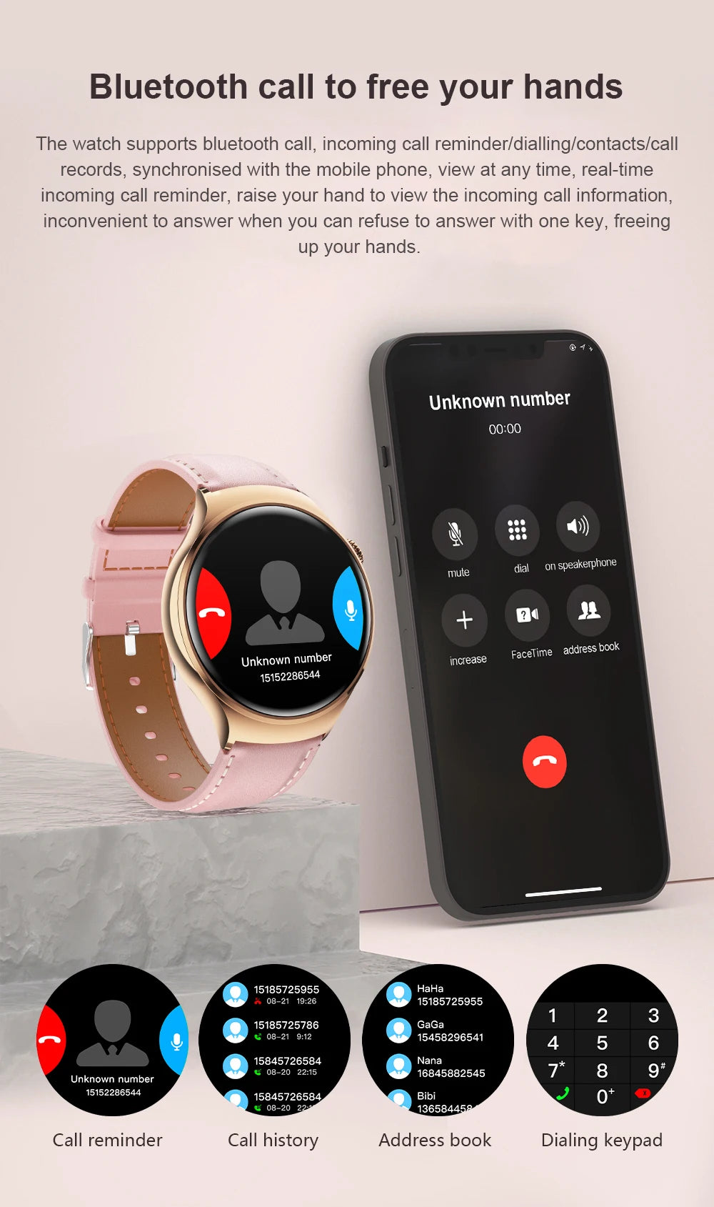 2025 New Lady Fashion Smart Watch women AMOLED