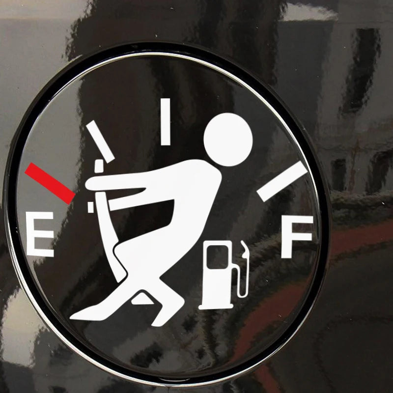 New 1PC Funny Car Stickers High Gas Consumption