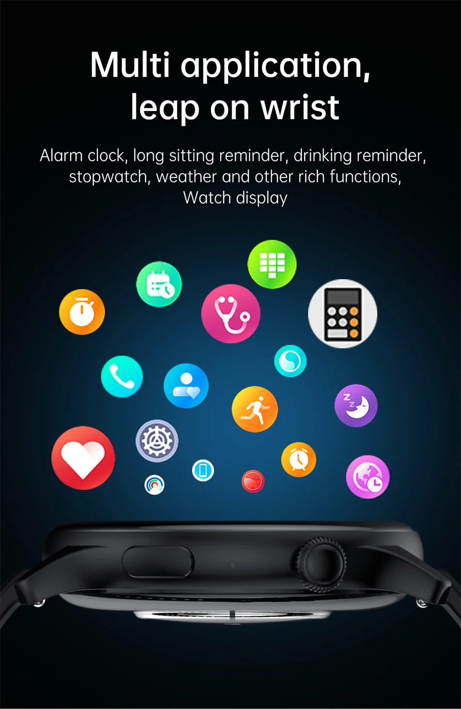 2024 New GPS Smart Watch Women True AMOLED