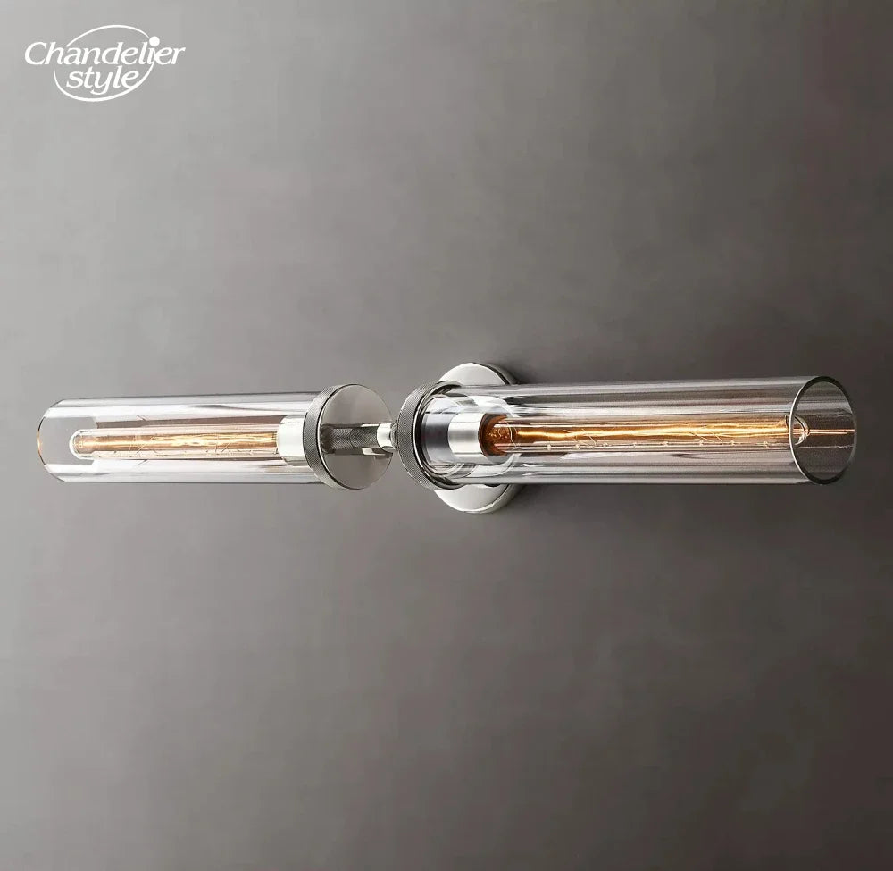 Modern Glass Wall Lamps Lustre LED Lambeth Knurled