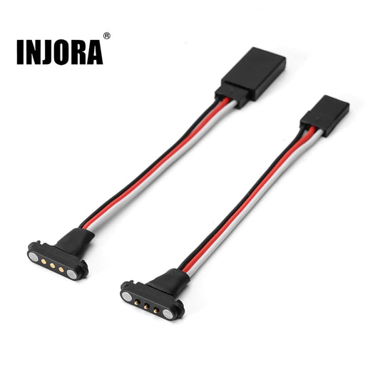 INJORA Magnetic Snap-on JR Extension Cable 1-to-2 Y