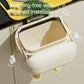 9L/12L DIY Cream-Colored Wall-mounted Kitchen Trash Can with