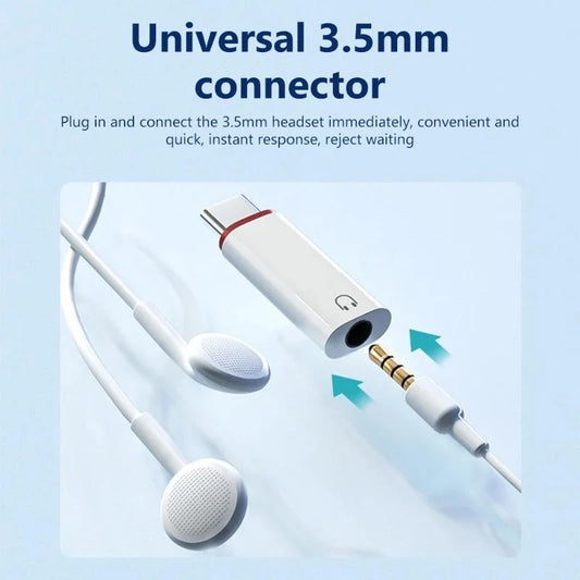 3.5mm Female to Type C Male Adapter For Samsung