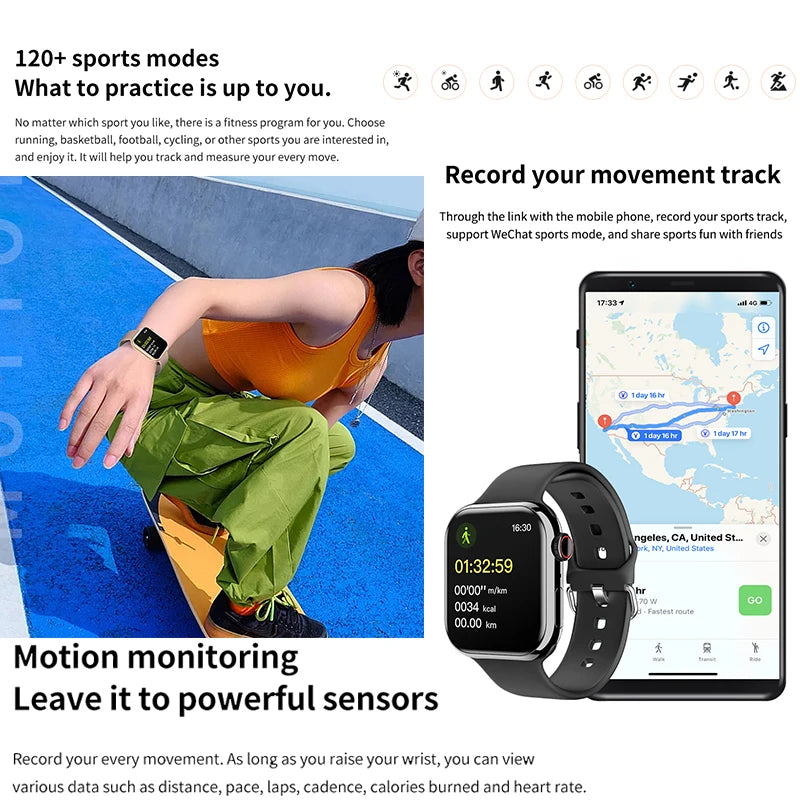 2025 New Series IW9 Watch 9 GPS Track