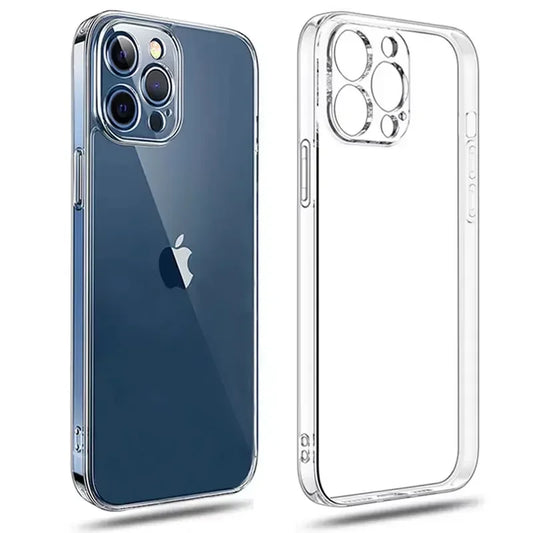 2 PCS Soft Transparent Back Cover for IPhone